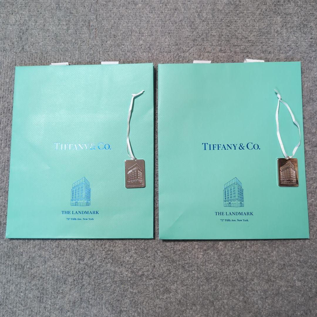 ティファニー ニューヨーク本店限定 ショッパー チャーム 2セット