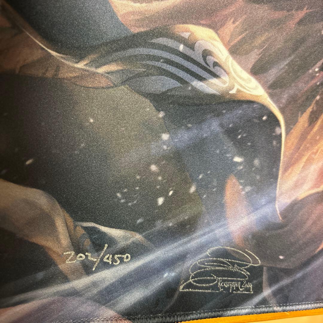 MTG 天使・トークン　プレイマット　サイン・シリアル入り