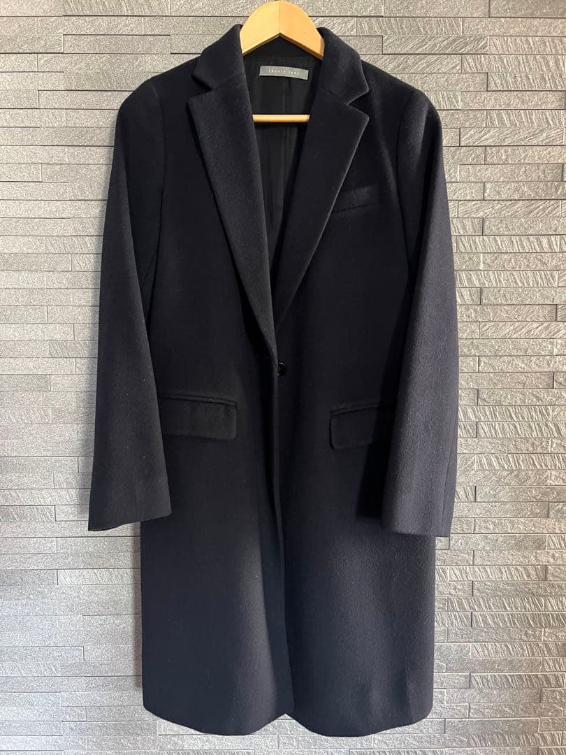 【専用】THEORY LUXE ウールチェスターコート ネイビー