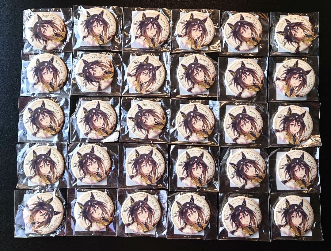 ウマ娘 6th 秋公演 ステイゴールド KV缶バッジ 30個セット
