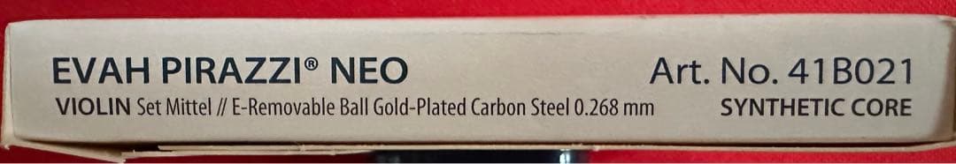 PIRASTRO EVAH PIRAZZI NEO バイオリン弦セット