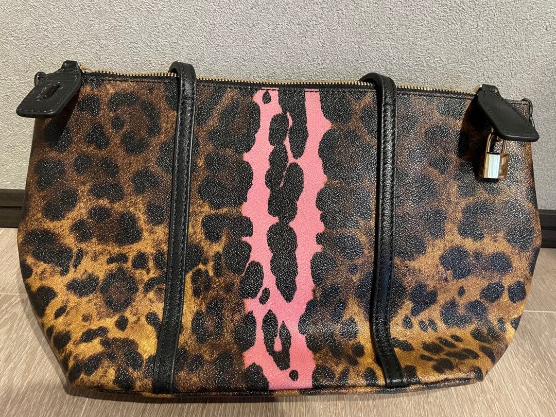 D&G レオパード ヒョウ柄 ハンドバッグ