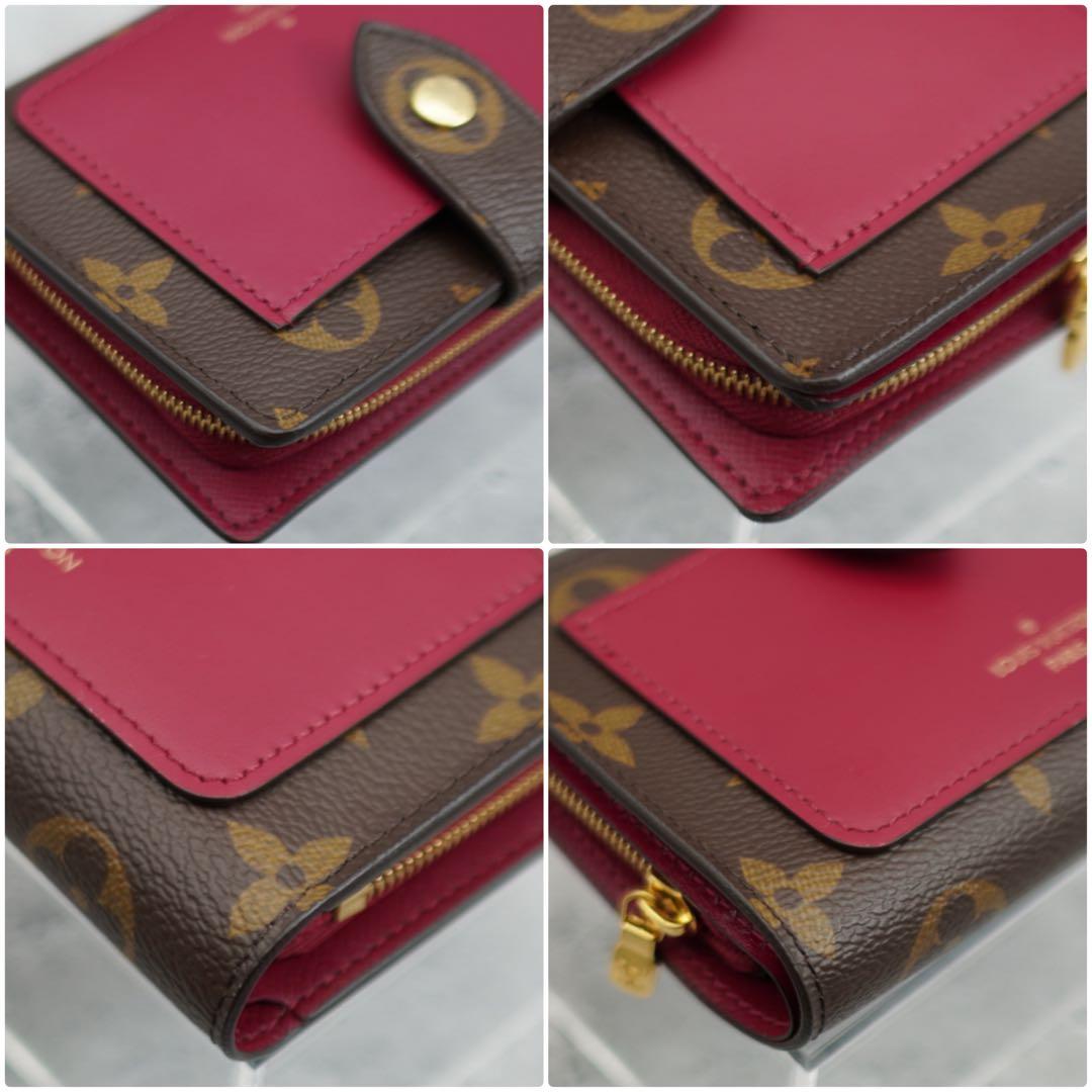 ★超美品★ICタグ ヴィトン モノグラム ポルトフォイユ ジュリエット フーシャ