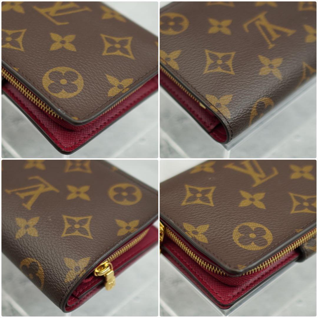 ★超美品★ICタグ ヴィトン モノグラム ポルトフォイユ ジュリエット フーシャ