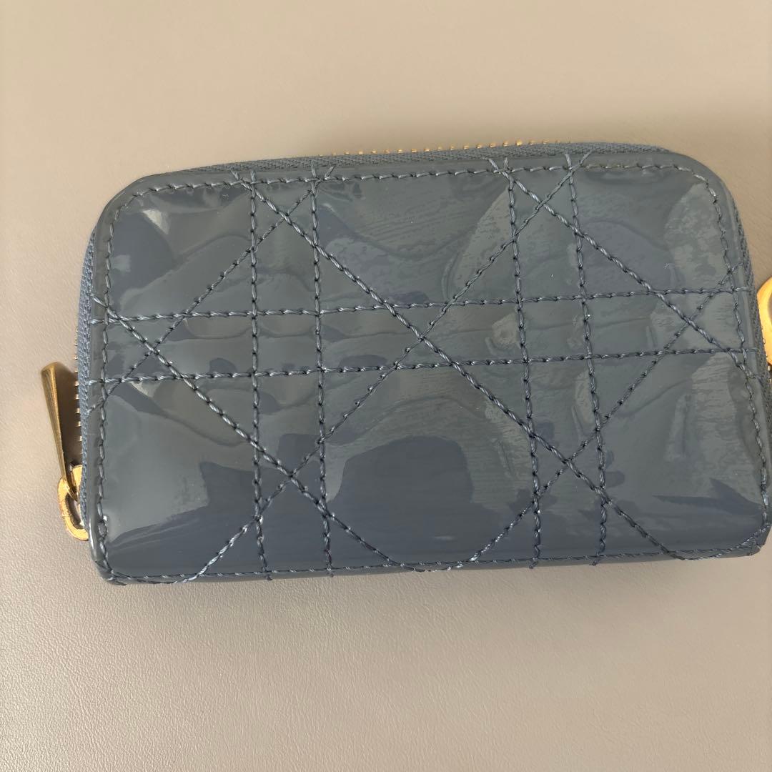 DIOR クリスチャンディオール カナージュケース　ブルー