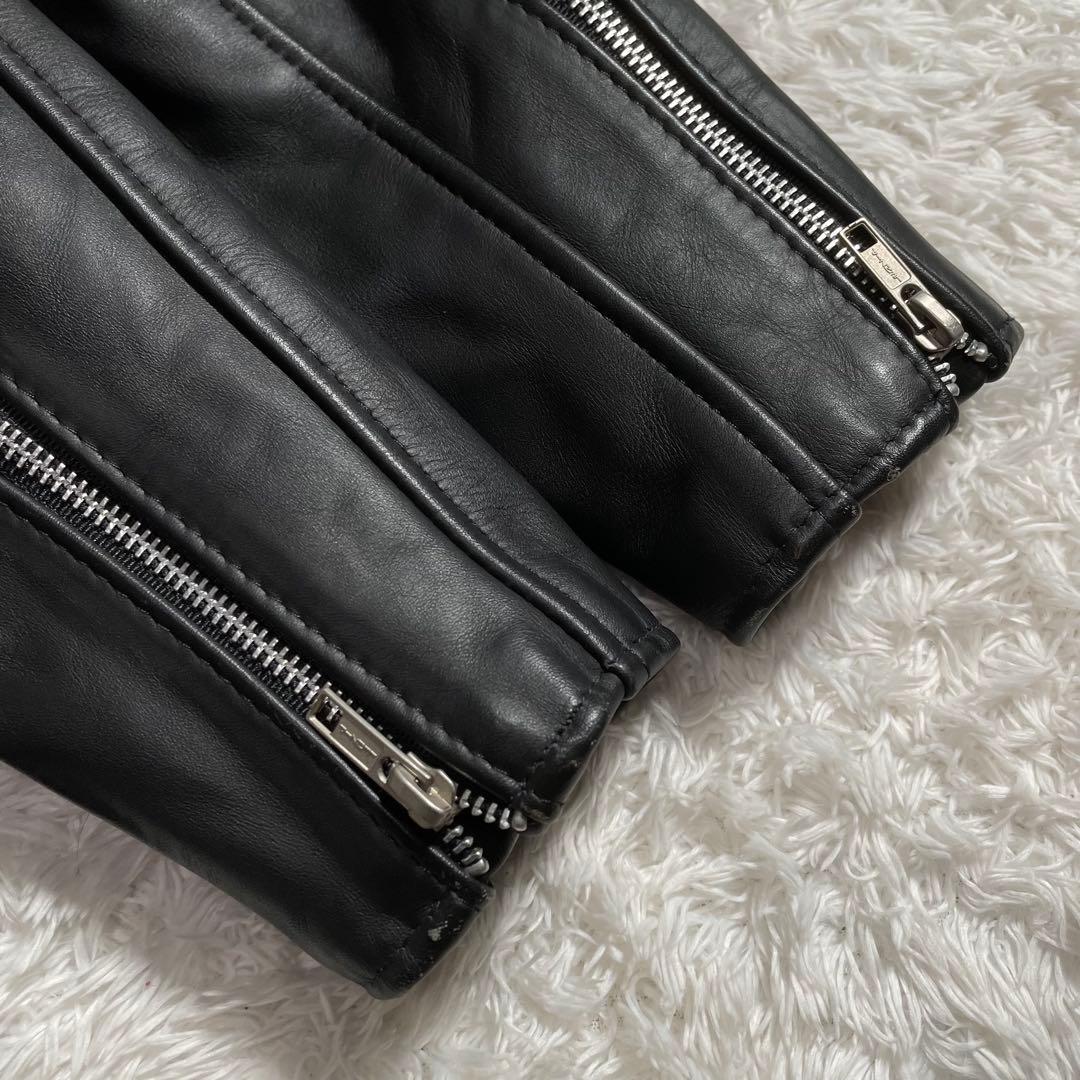 ショット シングルライダースジャケット レザージャケット ライナー付き 643