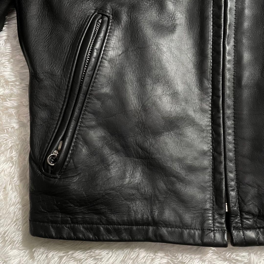 ショット シングルライダースジャケット レザージャケット ライナー付き 643