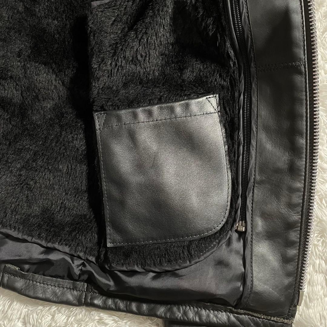 ショット シングルライダースジャケット レザージャケット ライナー付き 643