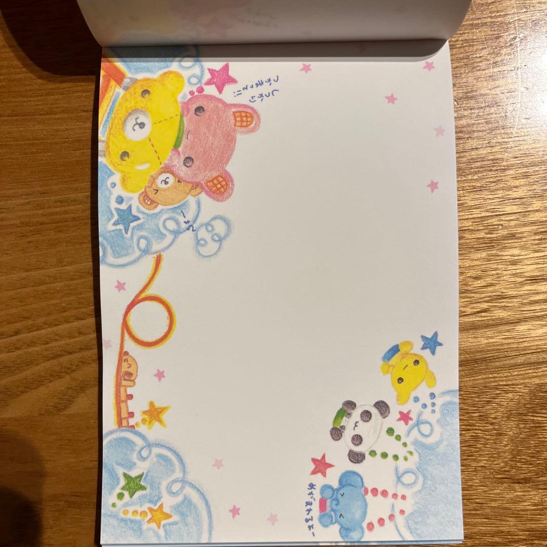 平成レトロ　クラックス　くものうえランド　メモ帳　うさぎ　くま　ぞう