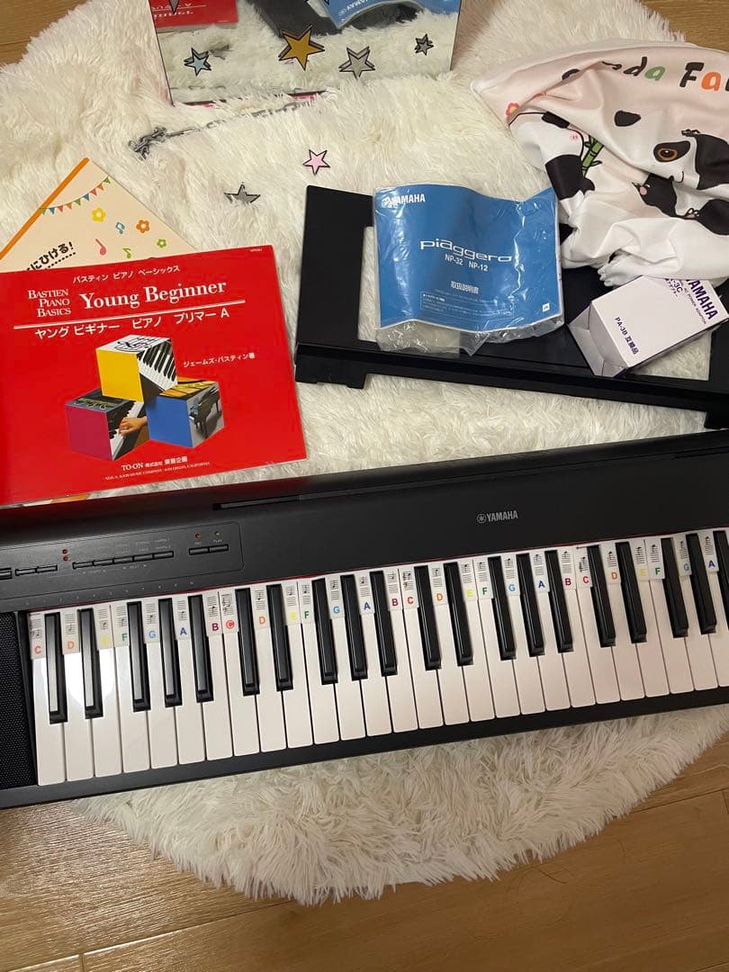 【YAMAHA 電子ピアノ NP-12B 61鍵盤】