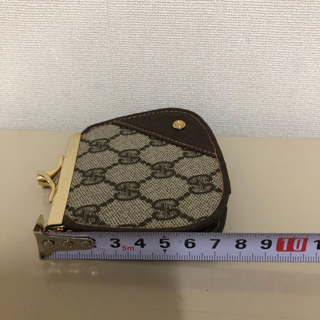 Ｎagi✨様 グッチ　ケース　がま口　GG 柄　PVC レザー