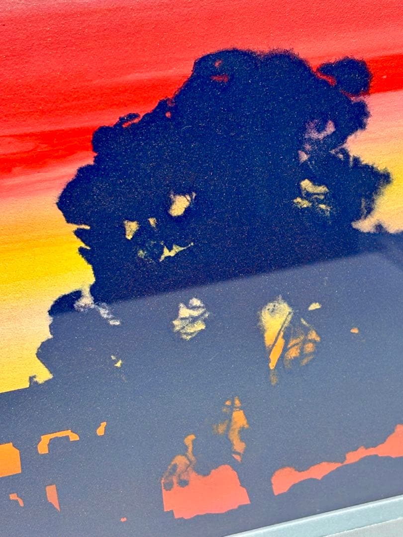 #鎮西直秀 「神々の空 エギナ・アファイア神殿」 油彩画 8号