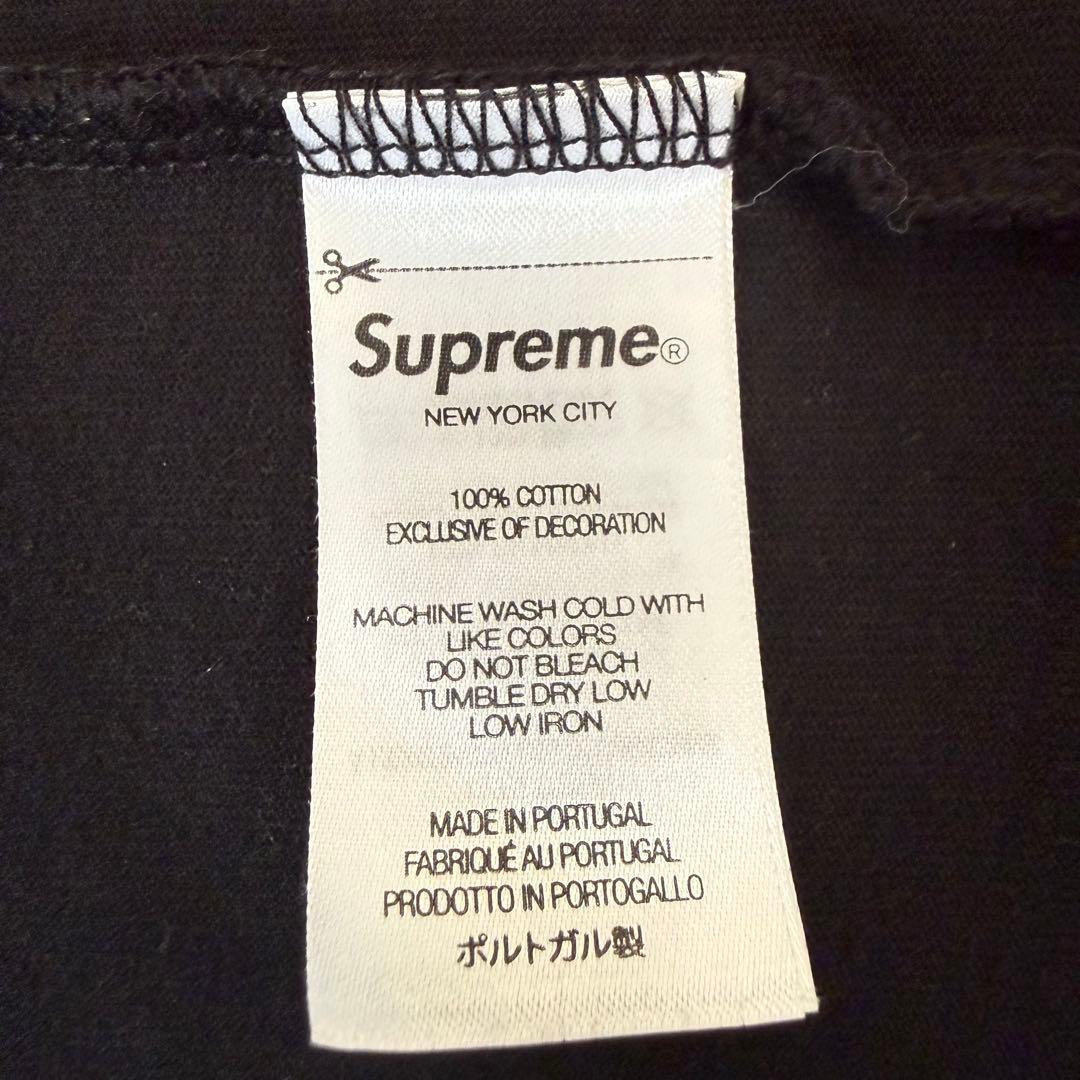 【美品】Supreme Small Box L/S Tee BlackサイズXL