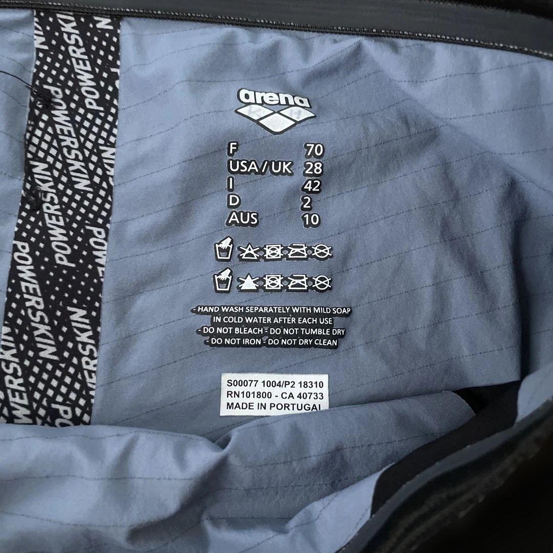 arena 競泳水着 Fina認証 ブラック 70