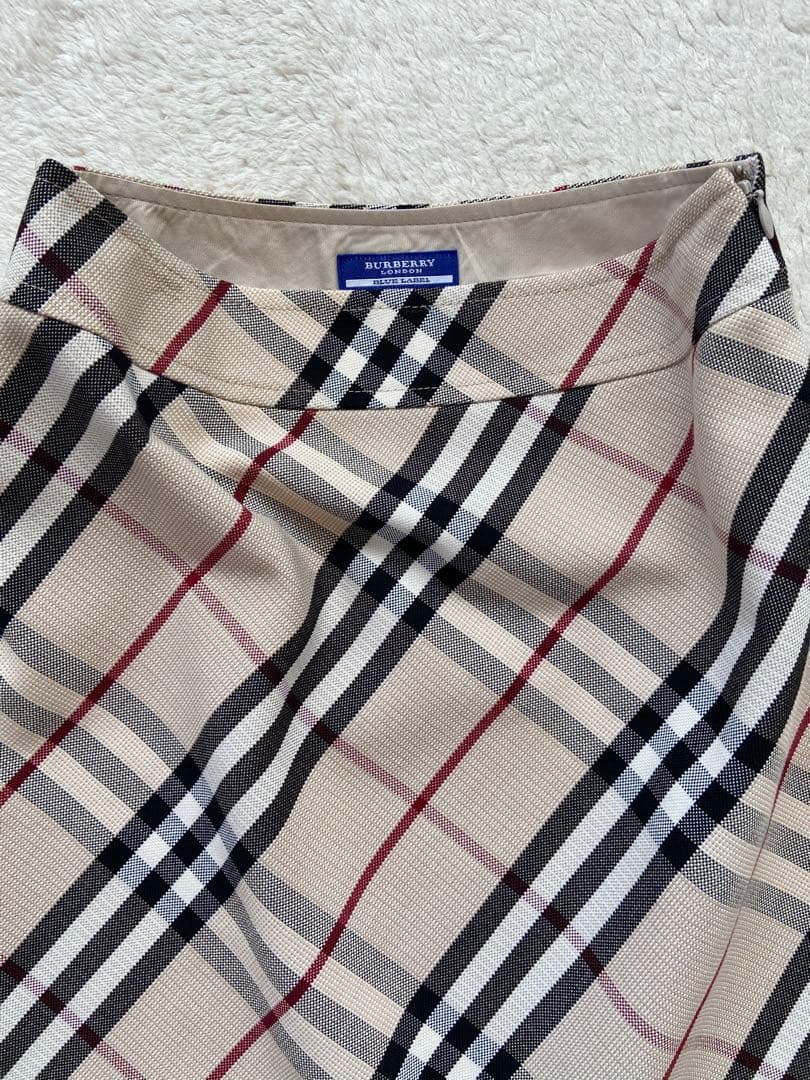 ☆美品☆BURBERRY バーバリーブルーレーベル　チェック柄　スカート☆