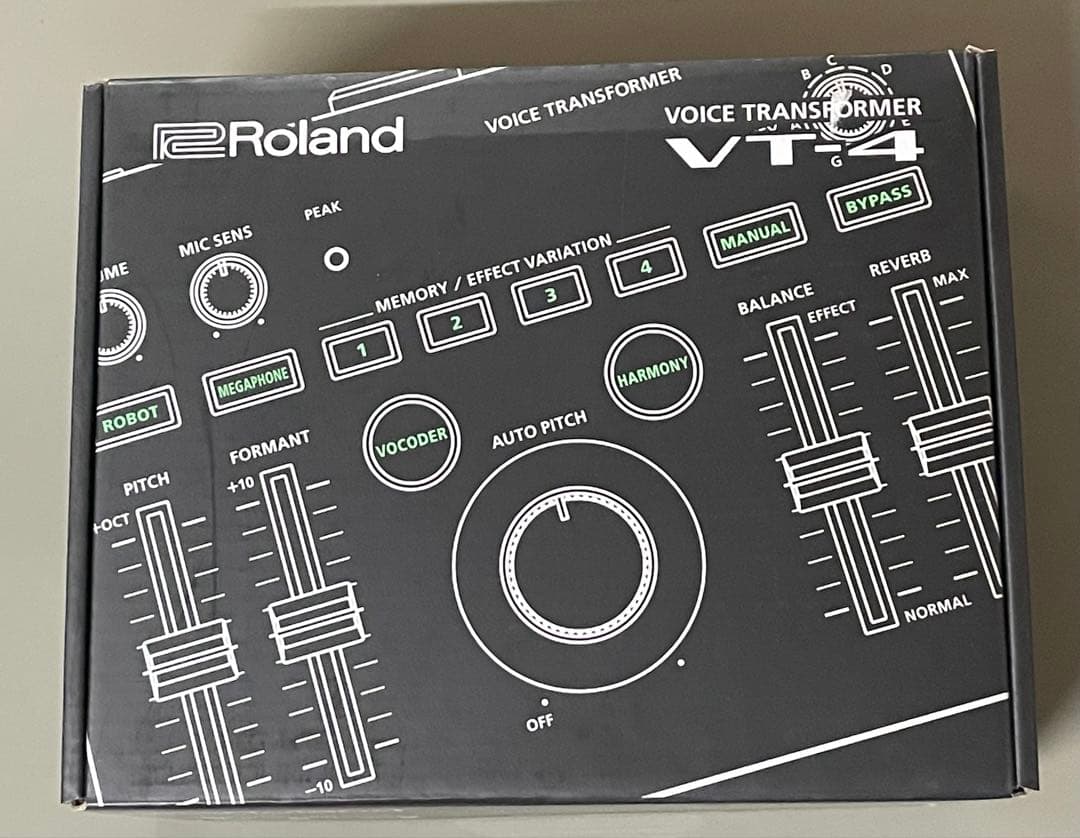 新品同様 Roland VT-4 ボイストランスフォーマー ボイスチェンジャー