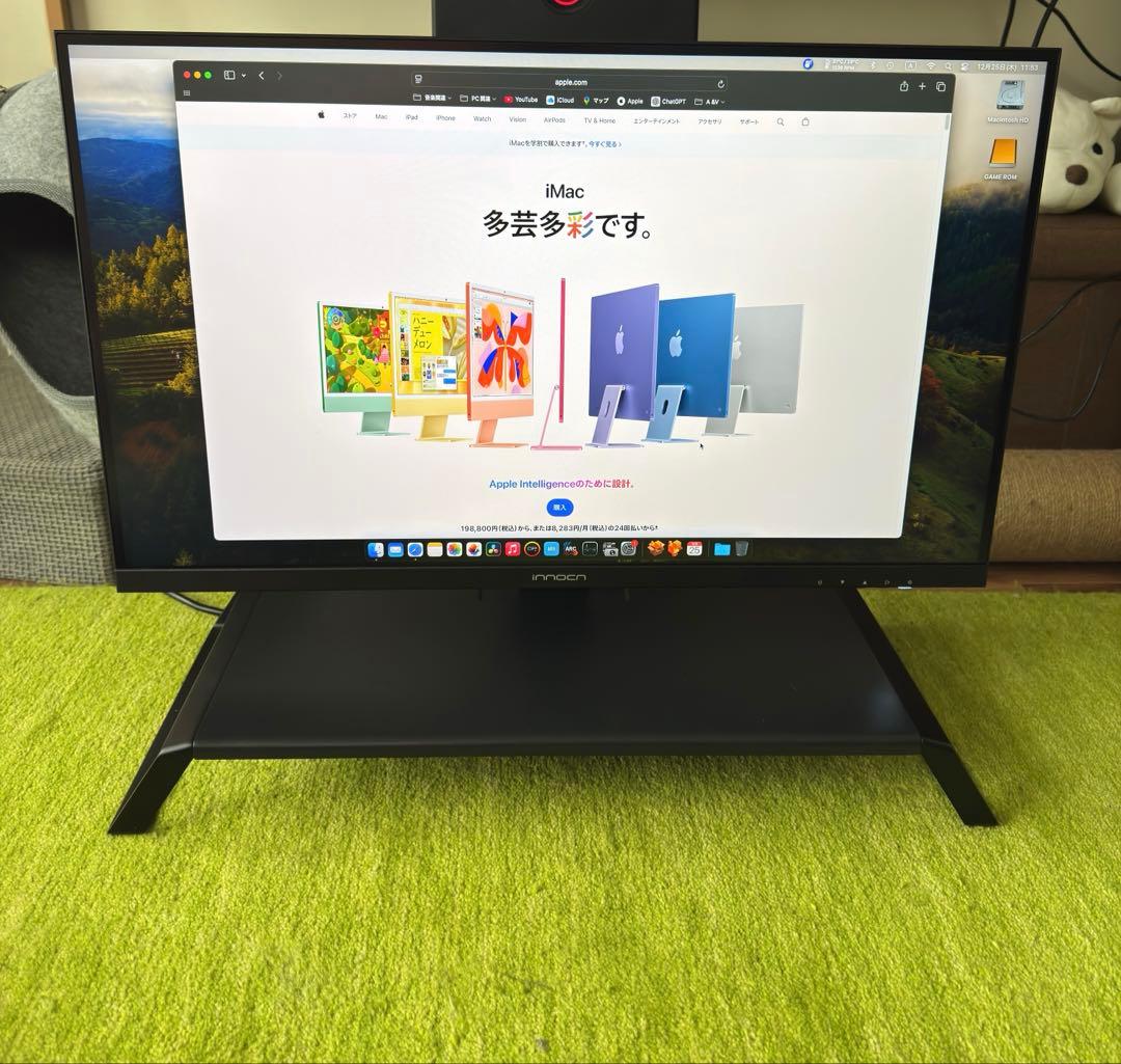 innocn 27C1U Super 4K モニター　LG 動画　DTM