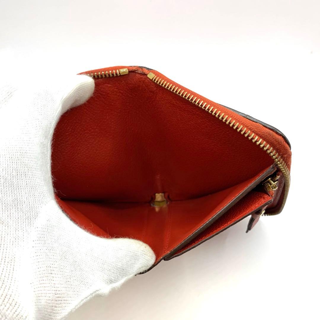 ルイヴィトン アンプラント ジッピーウォレット ラウンドファスナー 折り財布 革