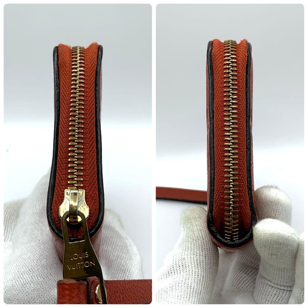 ルイヴィトン アンプラント ジッピーウォレット ラウンドファスナー 折り財布 革