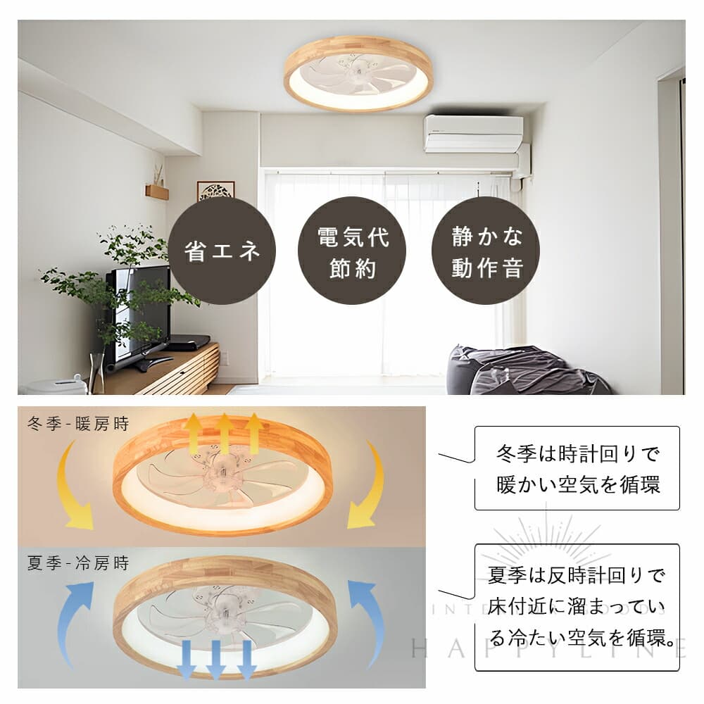 【新品】シーリングファン ライト ファン付 木製 10畳 リモコン アプリ