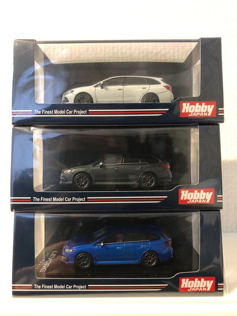 ホビージャパン 1/64 スバル レヴォーグ STI Sport 3台セット