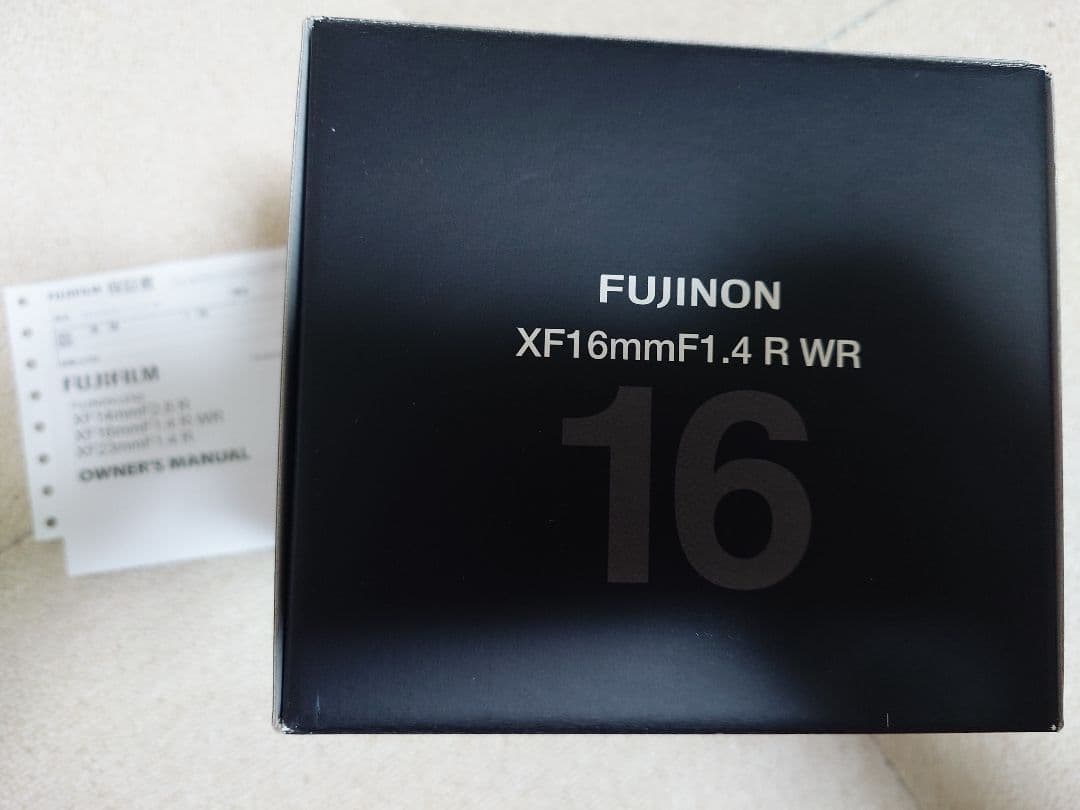 Fujinon XF16mm f/1.4 単焦点レンズ 箱あり