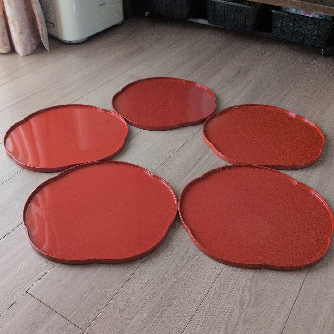 輪島塗慶塚梅型膳　　象彦　山中塗　春慶　越前塗　津軽塗