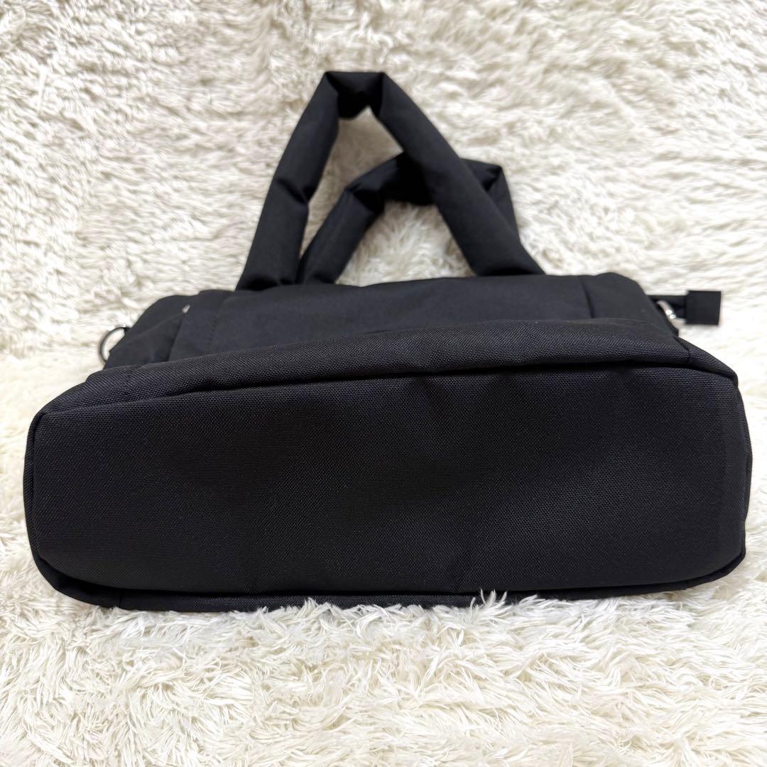 極美品✨マリークワント　デイジーパッチライト2WAYトート　CORDURA 黒