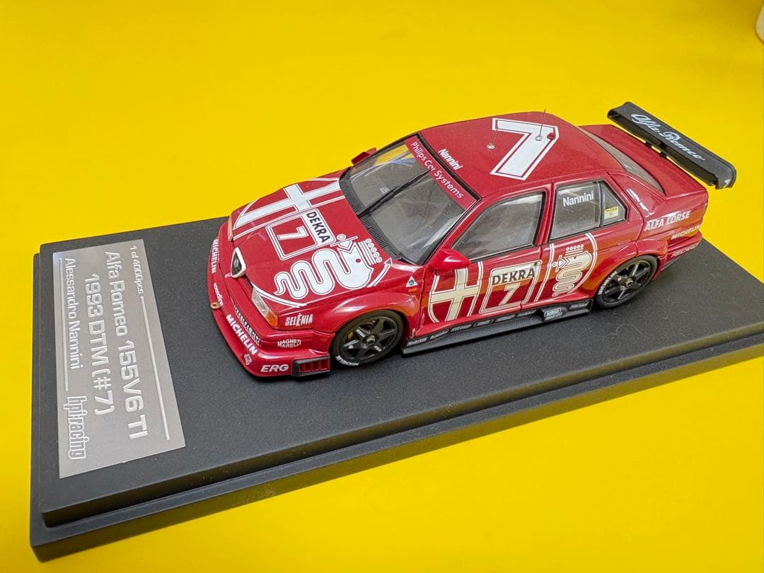 ミニカー hpi 1/43 Alfa Romeo 155V6 TI 1993 DTM #7