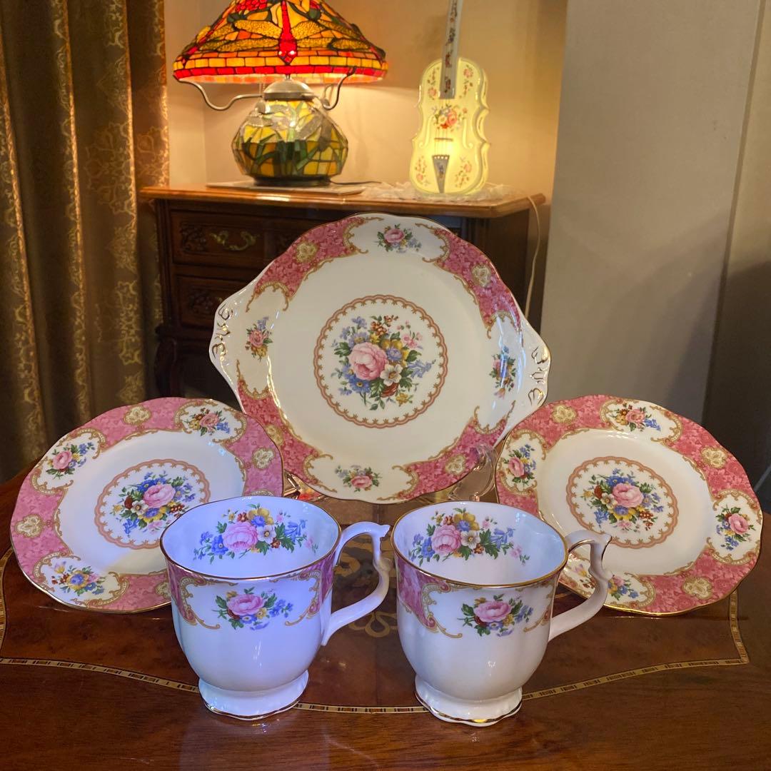 タンタンおまとめ　象彦　漆塗　菜盛入　ロイヤルアルバート　皿　マグ　菓子鉢