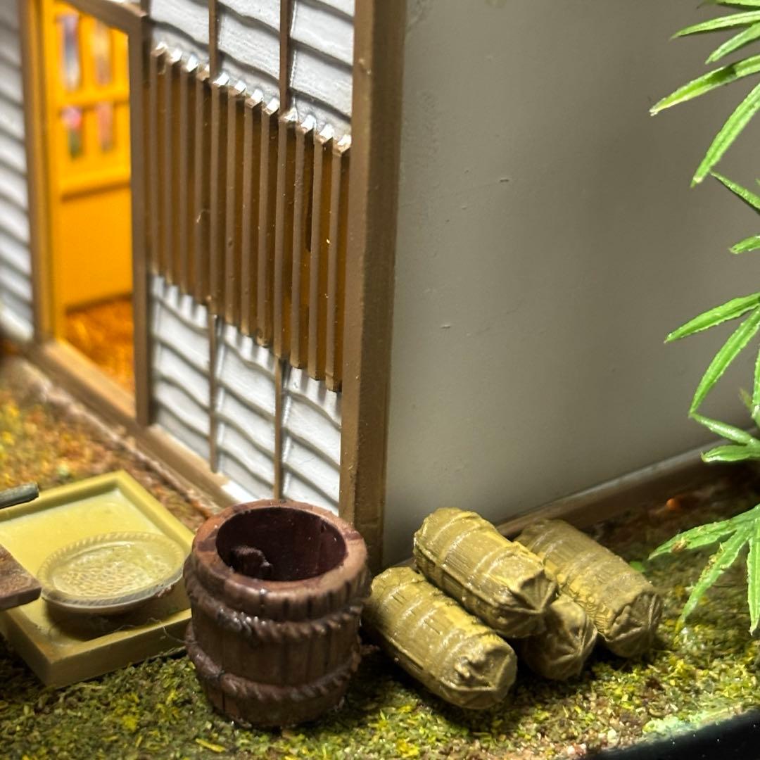 マイクロエース　佃煮屋　風物詩　完成品　ジオラマ