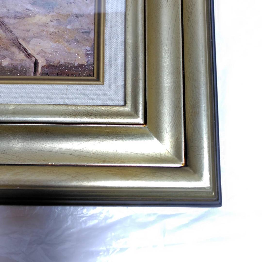 春の花 ルノアール 6号 立体複製名画 額装 油彩画風直筆仕上げ