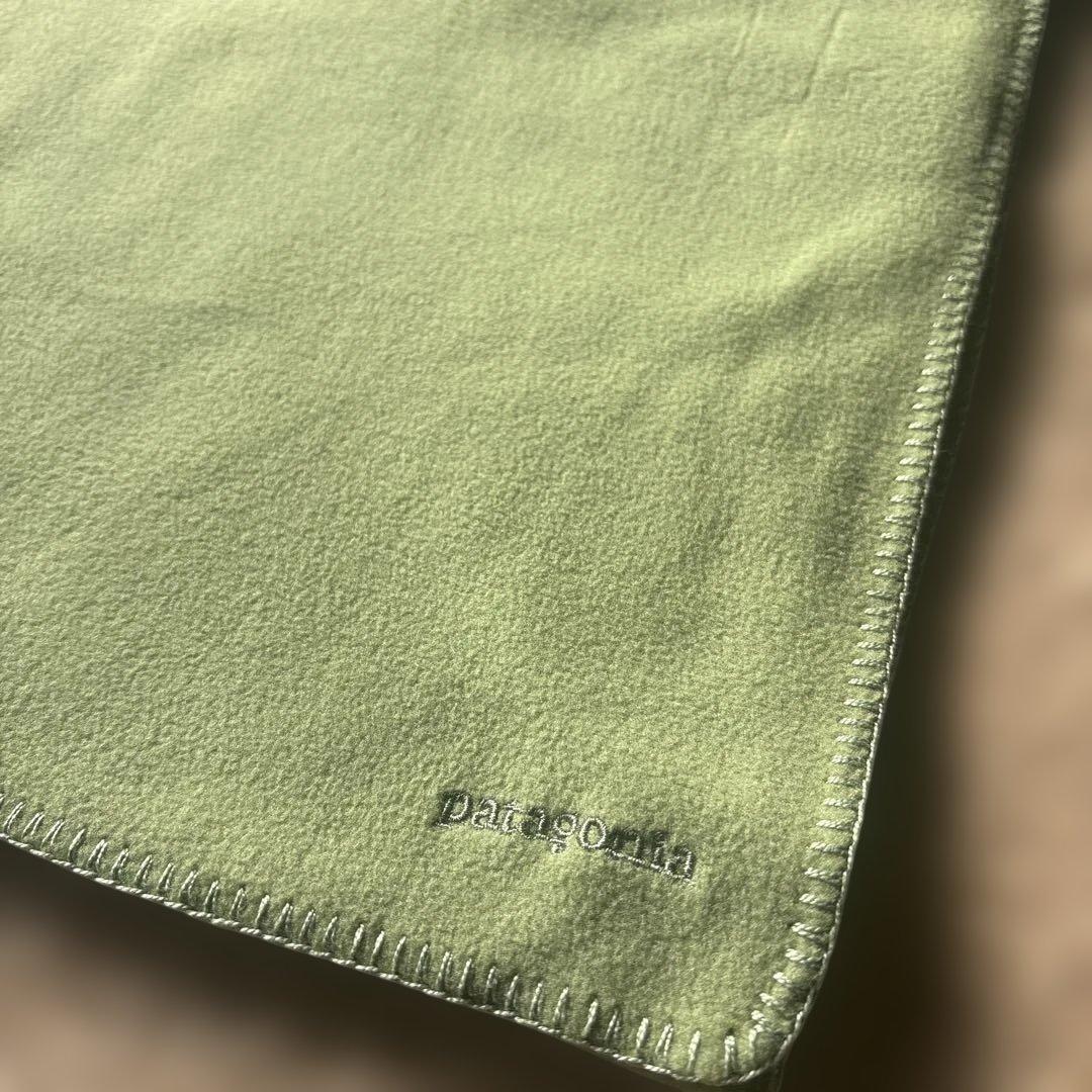 パタゴニア　フリースマフラー　ネックウォーマー　 usa オリーブグリーン