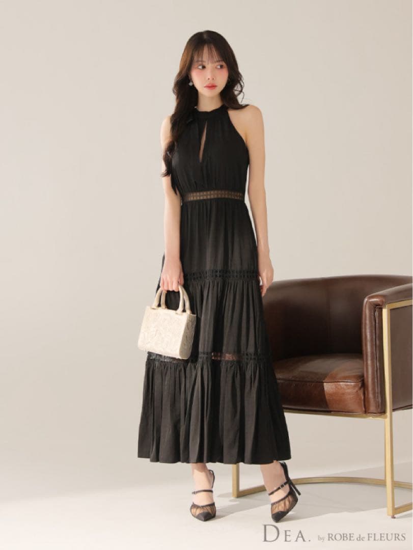 DE3479 4318ディアバイローブドフルールSuga エルケイ　キャバドレス