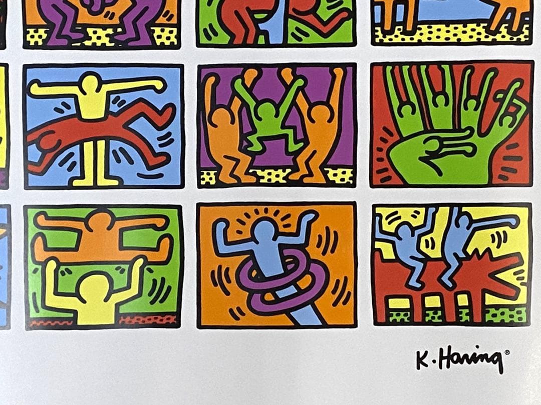 【希少品】キース・ヘリング 大型 リトグラフ