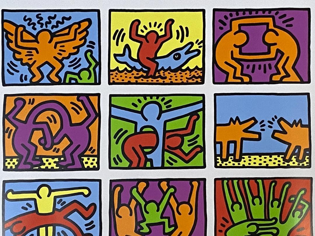 【希少品】キース・ヘリング 大型 リトグラフ