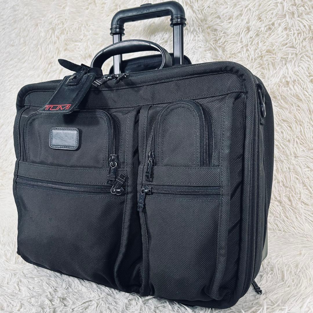 良品　TUMI　Alpha　ビジネスバッグ　キャリーケース　大容量　パソコン収納