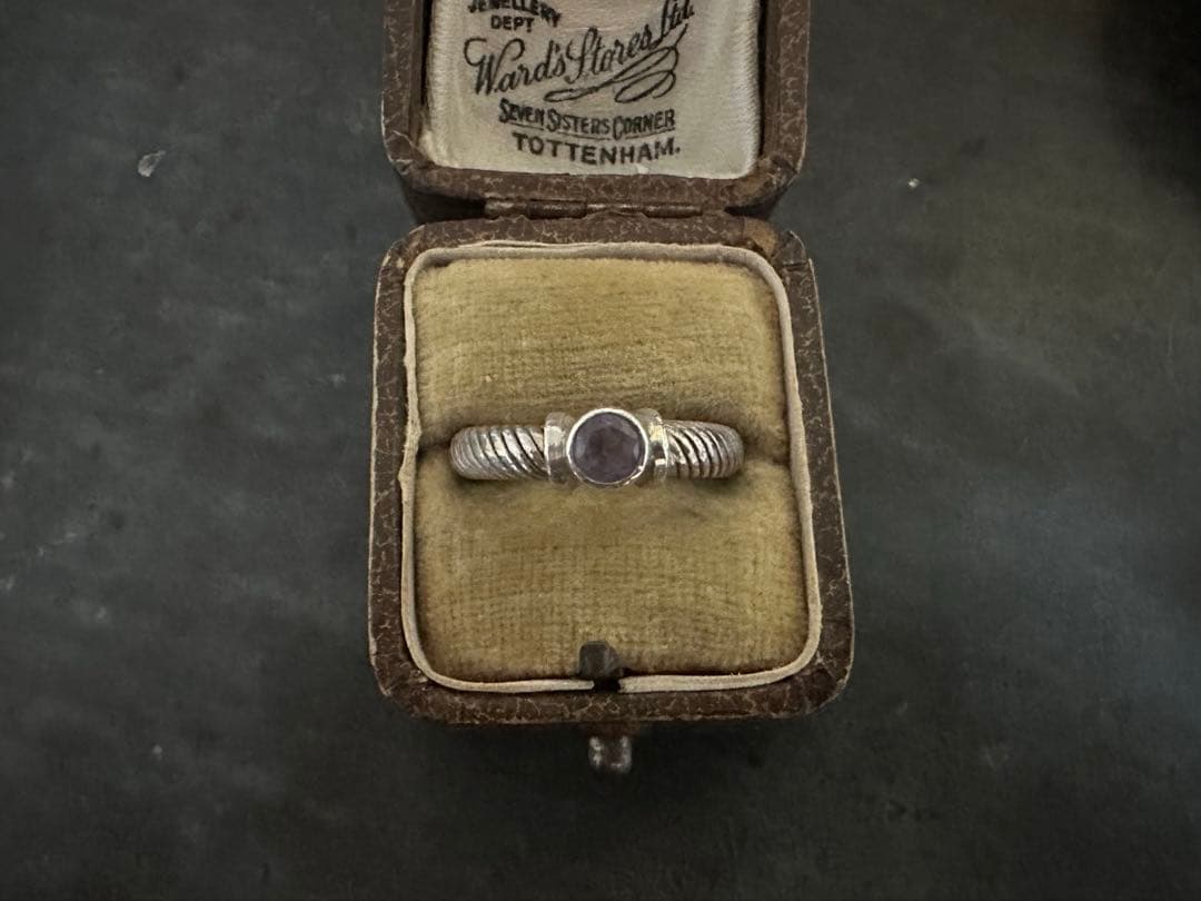 希少　ヴィンテージ　リング　アンティーク　アメリカ　シルバー　925