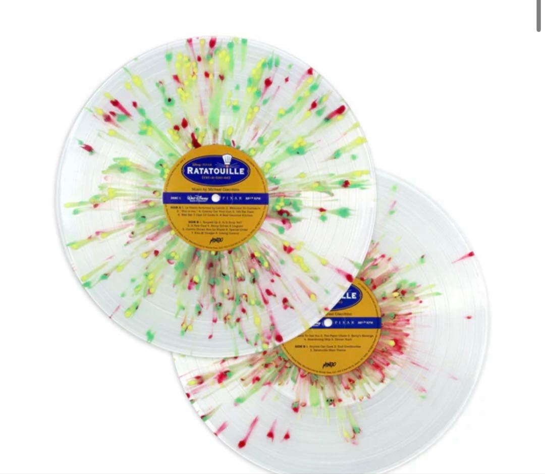 【レア】限定カラー盤レコード　レミーのおいしいレストラン ost　ピクサー