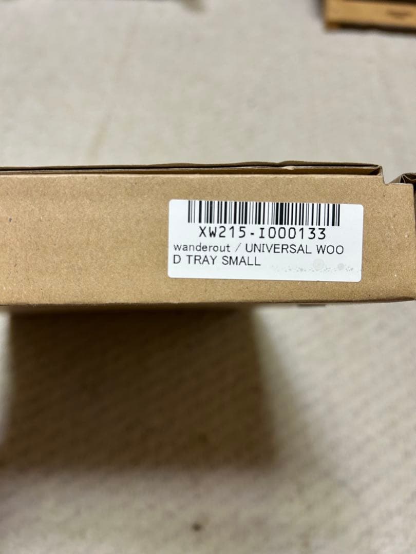 ワンダラウト ユニバーサルウッドトレイ スモール、チェアーの2点