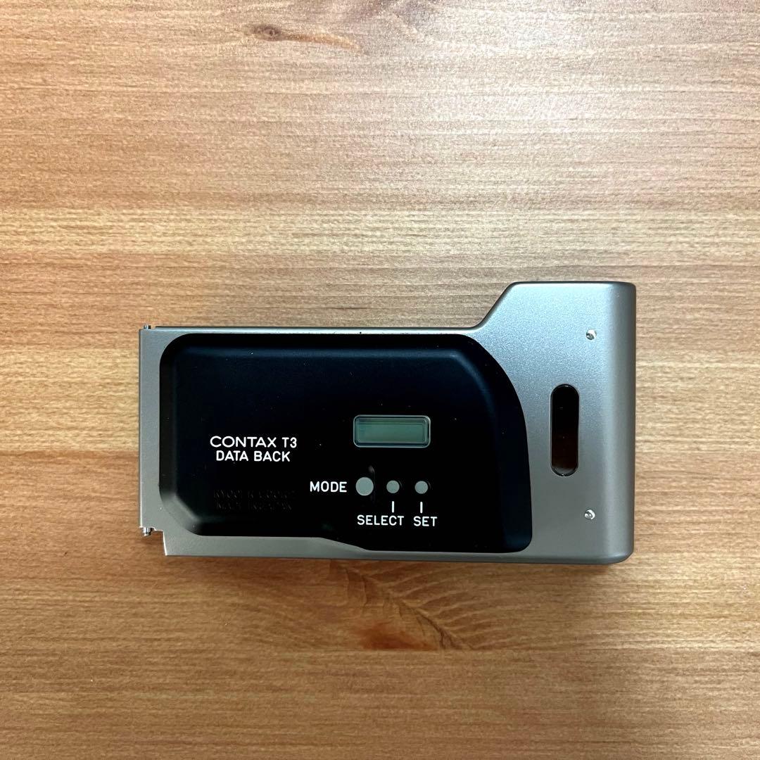 記念モデル(4点セット) CONTAX T3 70YEARS SILVER