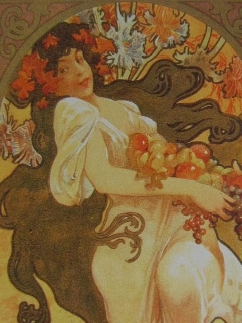 アルフォンス・ミュシャ、〈ショコラ・マッソン〉：1897年のカレンダー