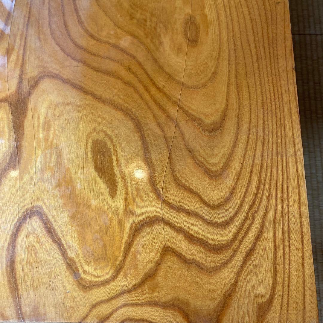 和室　ローテーブル　木目調 大きめ 木製座卓　　古家具　約７４✖️１２８✖️３２㎝