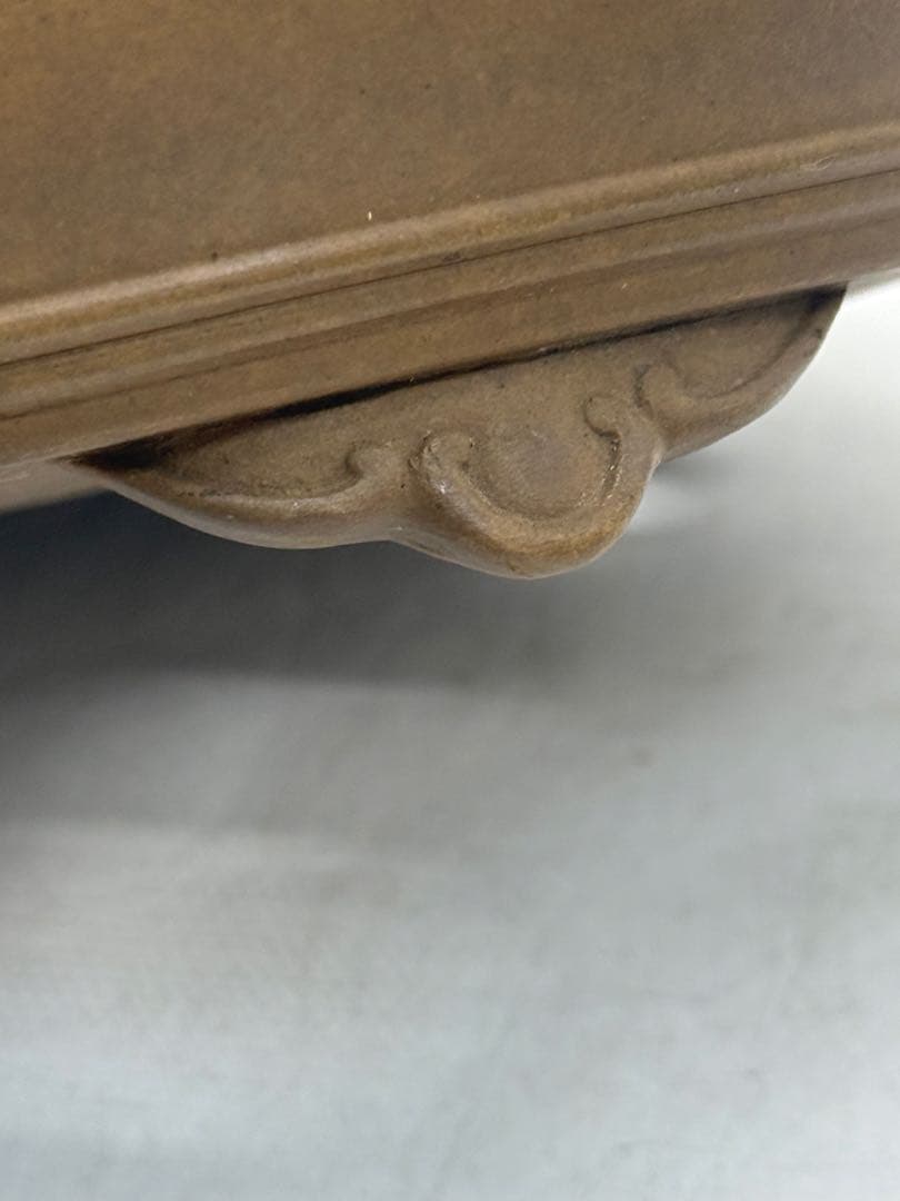 黄鍛泥　植木鉢　祐太郎造　送料込み260125