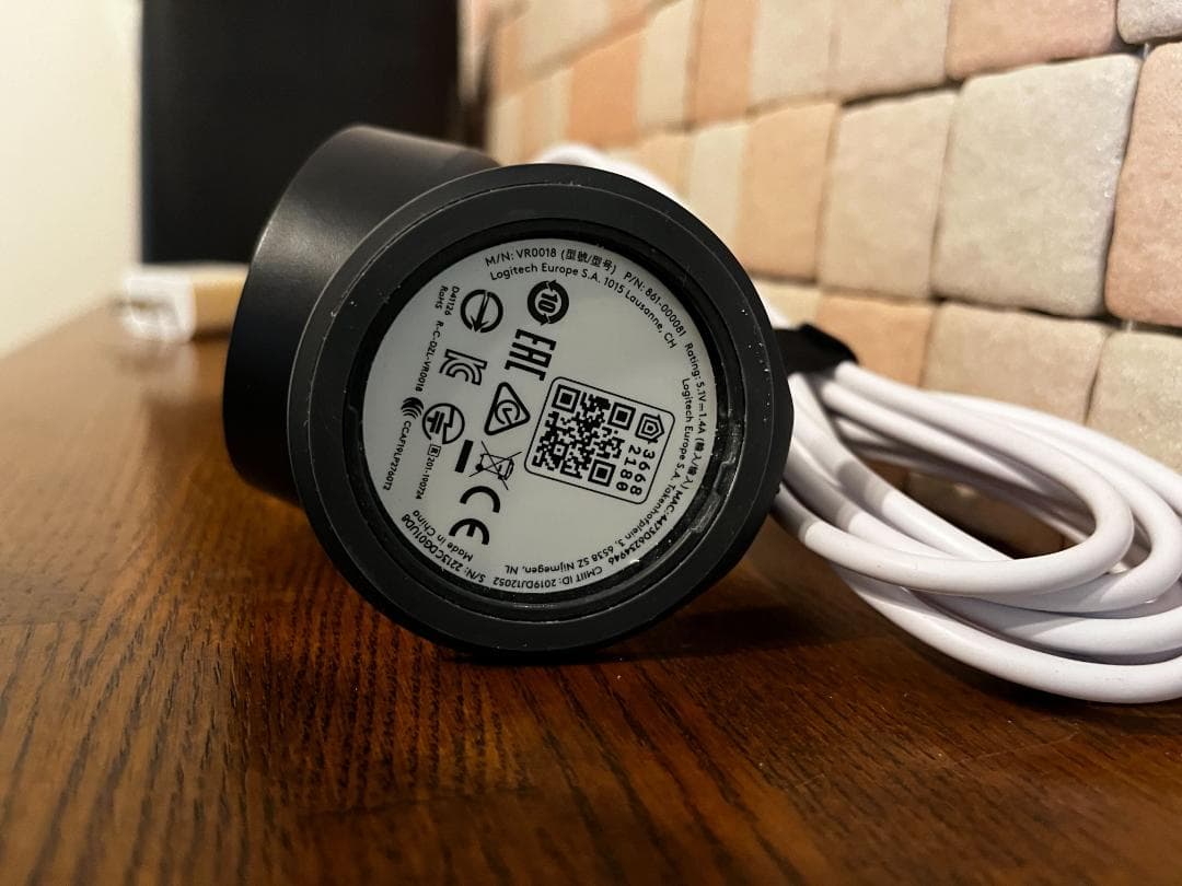 Logicool Circle View カメラ④（アダプターは付属なし）