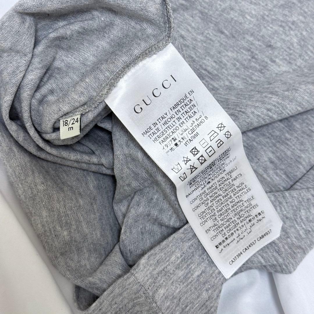 【新品】GUCCI キッズTシャツ ベビー GUCCIロゴTシャツ