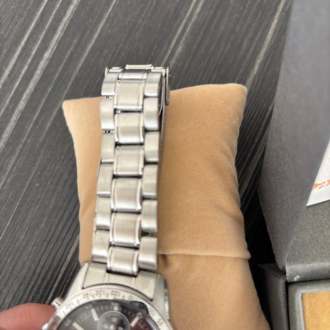 SEIKO クォーツ 腕時計 クロノグラフ ブラック