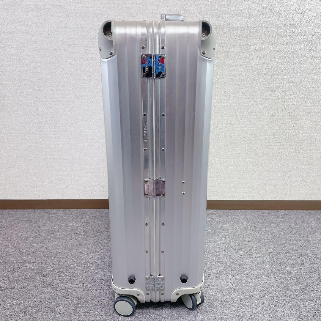 RIMOWA TOPAS 932.77 104L 青ロゴ アルミ スーツケース