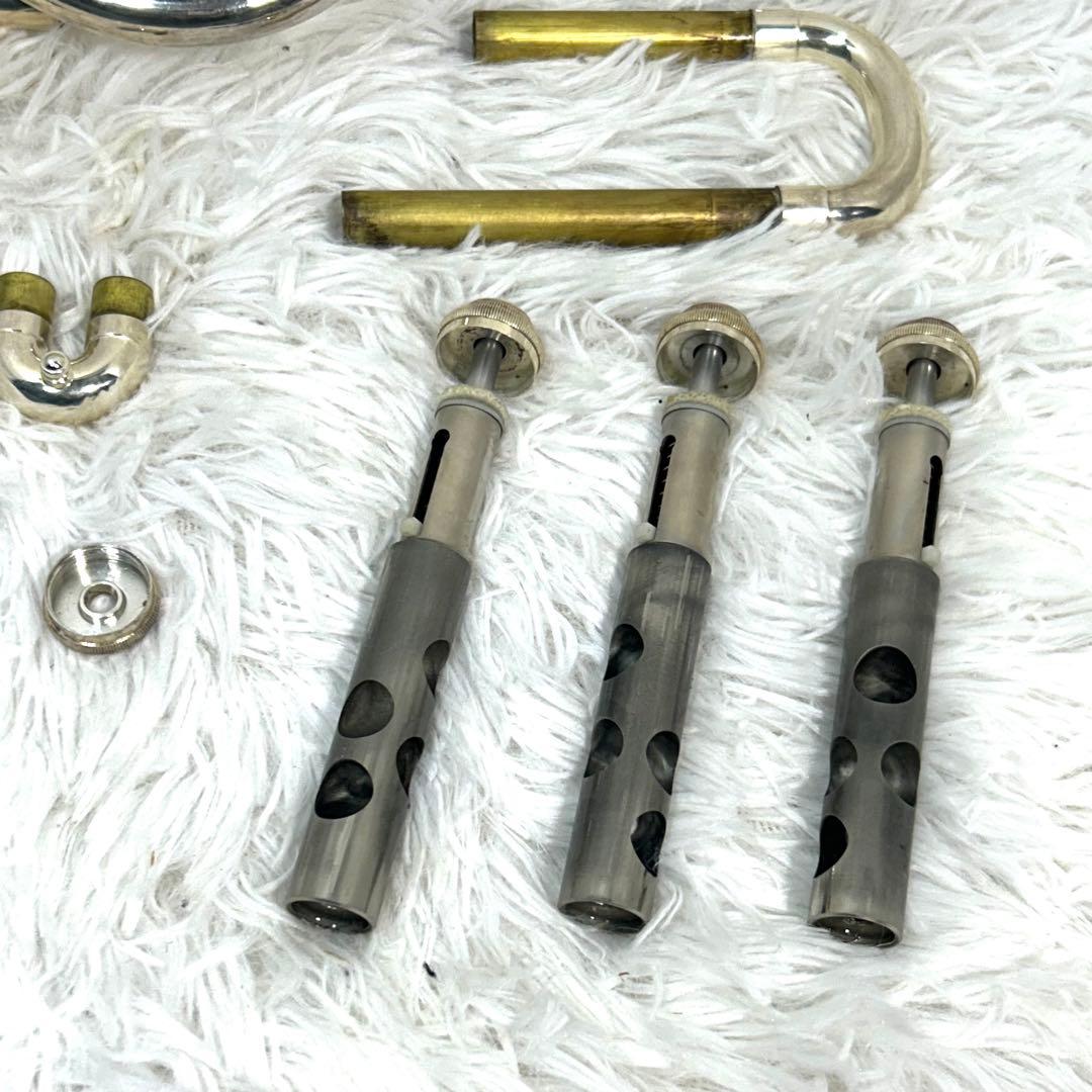 【美品】YAMAHA ヤマハ YCR-3330S コルネット シルバー 動作確認