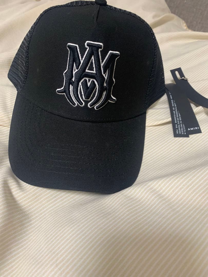 AMIRI ブラック メッシュキャップ